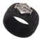 Harley-Davidson Free Shipping - Harley-Davidson Men's Bar & Shield Logo Silicone Textured Band Ring, Black - Free Shipping on many products plus Orders Over $99