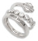 Harley-Davidson Free Shipping - Harley-Davidson Women's Crystal Bar & Shield Faux Stack Ring, Sterling Silver - Free Shipping on many products plus Orders Over $99