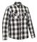 UNIK Men's Black & White Long Sleeve Plaid Flannel Motorcycle Riding Shirt - Wisconsin Harley-Davidson