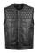 UNIK Men's Roadster Premium Cowhide Leather Motorcycle Vest, Black - Wisconsin Harley-Davidson