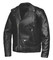 Derringer Men's Vanguard Classic Motorcycle Cowhide Leather Jacket, Black - Wisconsin Harley-Davidson