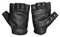 UNIK Men's Premium Motorcycle Perforated Leather Fingerless Gloves, Black - Wisconsin Harley-Davidson