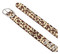 Harley-Davidson Women's Leopard Embellished Metal H-D Letter Leather Belt, Brown - No Hassle Returns at Wisconsin Harley