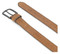 Harley-Davidson Women's H-D Script Logo Beaded Edge Leather Belt, Tan - No Hassle Returns at Wisconsin Harley