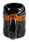 Harley-Davidson Trenton Men's Jacket Sculpted Ceramic Coffee Mug, Black & Orange - No Hassle Returns at Wisconsin Harley