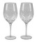 Harley-Davidson 15 oz. Debossed Willie G Skull Crystal Wine Glass Set - Wisconsin Harley-Davidson