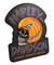 Harley-Davidson Hand-Painted Skull O'Lantern Sculpted Wooden Pub Sign, Black - Largest Selection of Harley-Davidson Products
