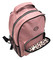 Harley-Davidson Girl's Printed H-D Embroidered B&S Canvas Backpack, Blush Pink - Largest Selection of Harley-Davidson Products