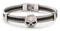 Harley-Davidson Men's 9 in. Willie G Skull Stainless Steel Wire Cuff Bracelet - Wisconsin Harley-Davidson
