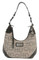 Harley-Davidson Women's Jacquard Leather H-D HOBO Purse Tan/Black TJ8908J-TANBLK - Wisconsin Harley-Davidson
