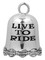 Harley-Davidson Live To Ride, Ride To Live Ride Bell, Durable Zinc HRB028 - Wisconsin Harley-Davidson