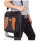 Harley-Davidson Backpack Cooler Seat Orange & Black 99304-BLK - No Hassle Returns at Wisconsin Harley