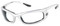 Harley-Davidson Men's Slick Anti-Fog Sunglasses, Shiny Silver Frame & Clear Lens - Wisconsin Harley-Davidson