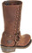 Harley-Davidson Women's Brown Leather Auburn Harness Stud Motorcycle Boot D85432 - No Hassle Returns at Wisconsin Harley