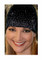That's A Wrap Women's Beanie, Dazzle Clear Diamonds Cap, Black B1412-BLACK - Wisconsin Harley-Davidson