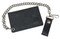 Harley-Davidson Men's Embossed #1 Logo Tri-Fold Biker Chain Wallet Black TC333H - Wisconsin Harley-Davidson