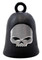Harley-Davidson Willie G Skull Matte Black Ride Bell, Gray Logo HRB052 - Wisconsin Harley-Davidson