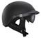 Harley-Davidson Men's Half Helmet, Pioneer Sun Shield, Matte Black 98366-15VM - Largest Selection of Harley-Davidson Products