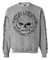Harley-Davidson Men's Pullover Crew Sweatshirt H-D Willie G Skull Gray 30296655 - Wisconsin Harley-Davidson