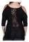Harley-Davidson Free Shipping - Harley-Davidson Women's Shirt, Embellished Cold Shoulder Freedom 3/4 Sleeve Tee - Free Shipping on many products plus Orders Over $99