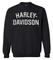 Harley-Davidson Men's Heritage Pullover Crew Sweatshirt Black H-D 30296636 - Wisconsin Harley-Davidson
