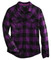 Harley-Davidson Women's Buffalo Long Sleeve Plaid Shirt, Purple 96273-16VW - Wisconsin Harley-Davidson