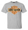 Harley-Davidson Men's Tee, Distressed Bar & Shield T-Shirt, Gray 30296597 - Wisconsin Harley-Davidson