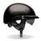 BELL Pit Boss Ultra-Light Motorcycle Helmet w/ Sun Shade Solid Black 2033 - Wisconsin Harley-Davidson