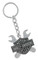Harley-Davidson Bar & Shield Logo Cross Wrenches 3D Chrome Key Chain HDKD276 - Wisconsin Harley-Davidson