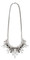 Harley-Davidson Women's Crystal Pave Statement Necklace, Silver 97824-16VW - Wisconsin Harley-Davidson