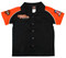 Harley-Davidson Big Boys' Orange Cotton Button Twill Crew Shirt 0391474 - Wisconsin Harley-Davidson