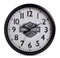 Harley-Davidson 20 in. Silent Bar & Shield Wall Clock, Bar Gameroom. 96827-16V - Wisconsin Harley-Davidson