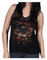 Harley-Davidson Women's Tank Top, Embellished Rhinestones American Flag, Black - Wisconsin Harley-Davidson