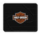 Harley-Davidson Utility Mat, Factory Orange Bar & Shield Floor Mat, Black 1073 - Wisconsin Harley-Davidson