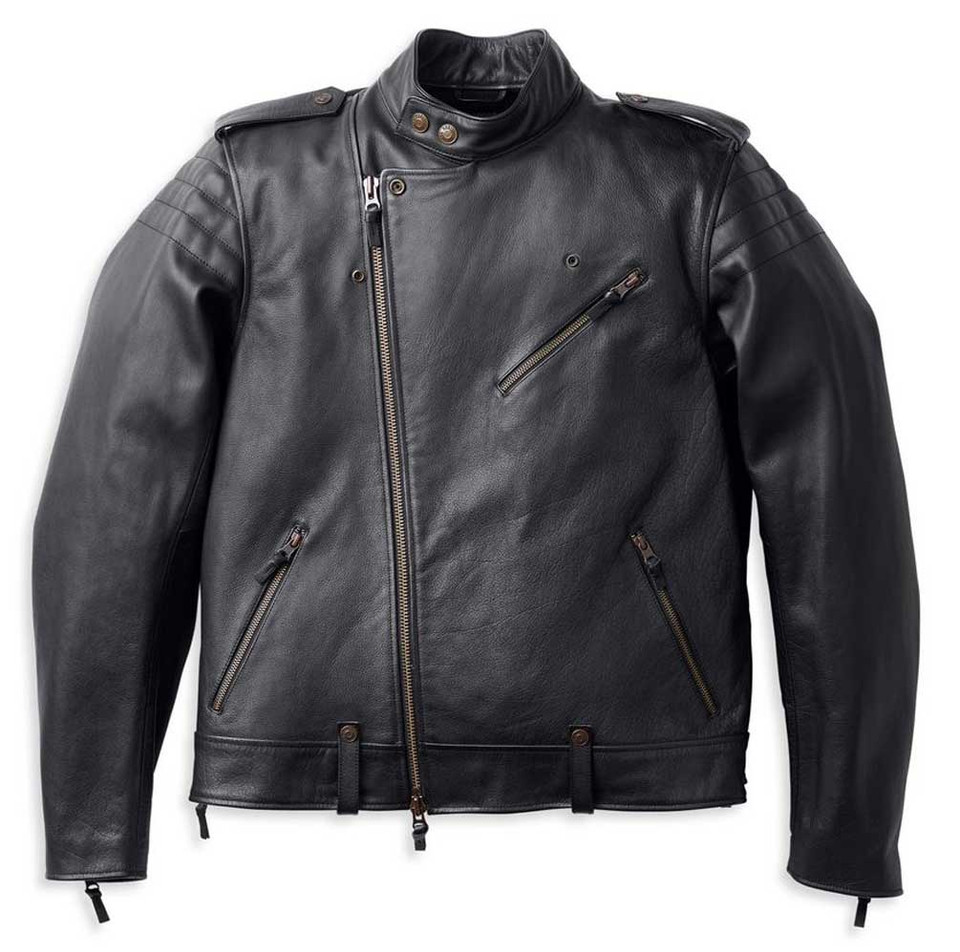 Harley-Davidson® Men's Big Sur Midweight Leather Jacket, Black 98009 ...