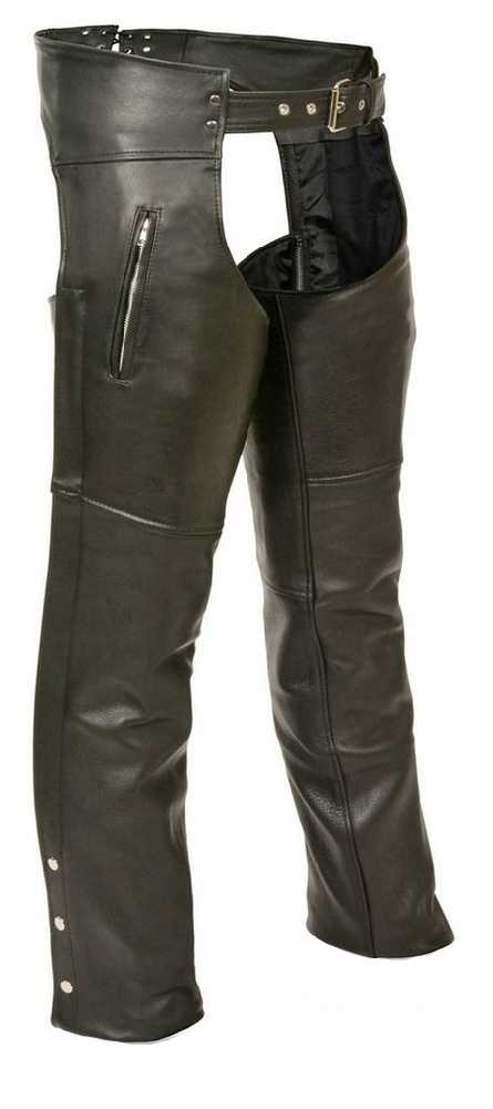 Milwaukee Leather Men's Zippered Thigh Pocket Chaps ML1190 - Wisconsin Harley-Davidson