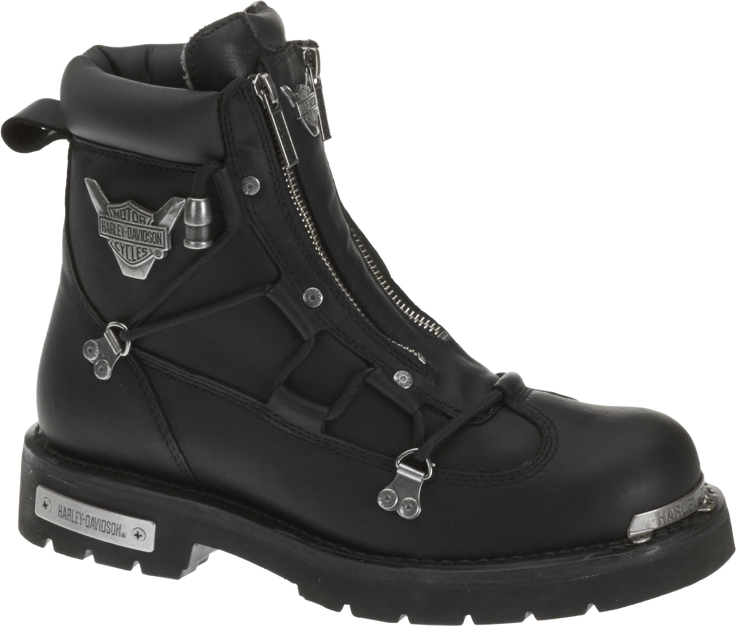 black mens motorcycle boots