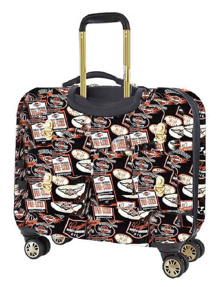 Harley-Davidson Free Shipping - Harley-Davidson 17 In Overnight Vintage Carry-On Spinner Wheel Luggage 99916-VIN - Free Shipping on many products plus Orders Over $99