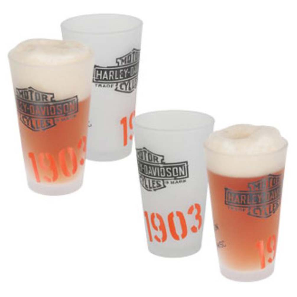 Harley-Davidson 1903 Enamel Pitcher & Pint Glasses Set HDL-18741 - No Hassle Returns at Wisconsin Harley