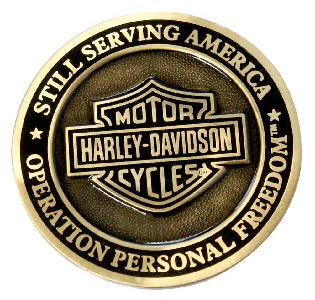Harley-Davidson Bar & Shield Wounded Warrior Project Challenge Coin 8003425 - No Hassle Returns at Wisconsin Harley