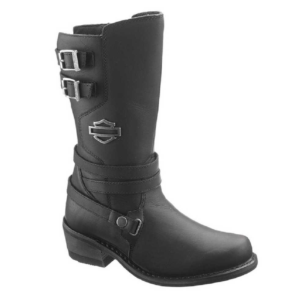 Harley-Davidson® Women's Kayleigh Black Boots 9.5-Inch Shaft, 2