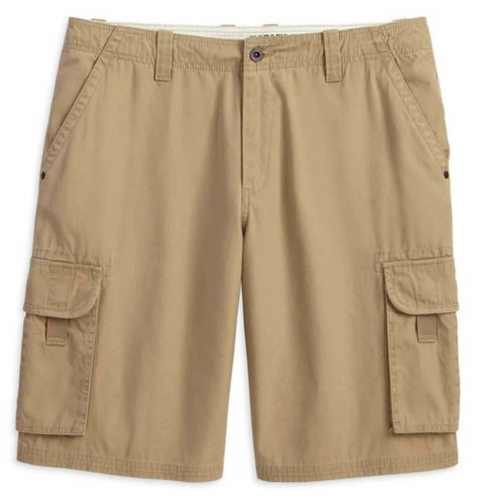 Harley-Davidson Men's Cargo Shorts Khaki Colored 10.5'' Inseam 99071-13VM - Wisconsin Harley-Davidson