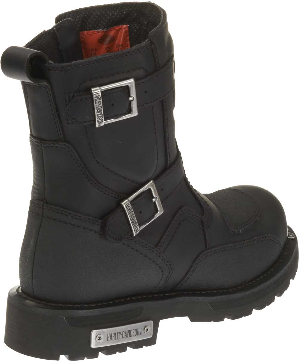 Harley-Davidson Men's Manifold 7-Inch Black Leather Motorcycle Boots D91692 - No Hassle Returns at Wisconsin Harley