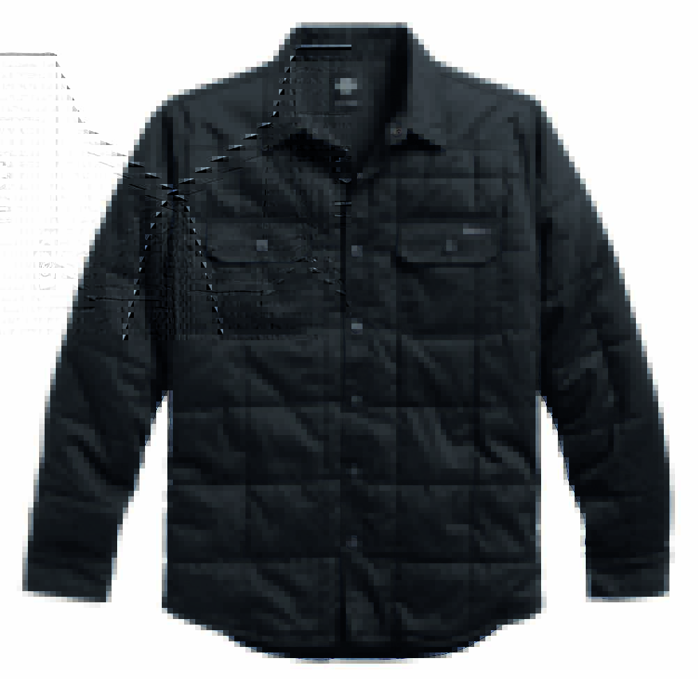 Harley-Davidson® Men's Quilted Shirt Jacket Coat, Cotton