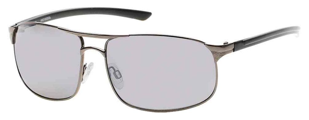 Harley-Davidson Men's Metal H-D Sunglasses, Gun Metal Frames & Smoke Lens - Wisconsin Harley-Davidson