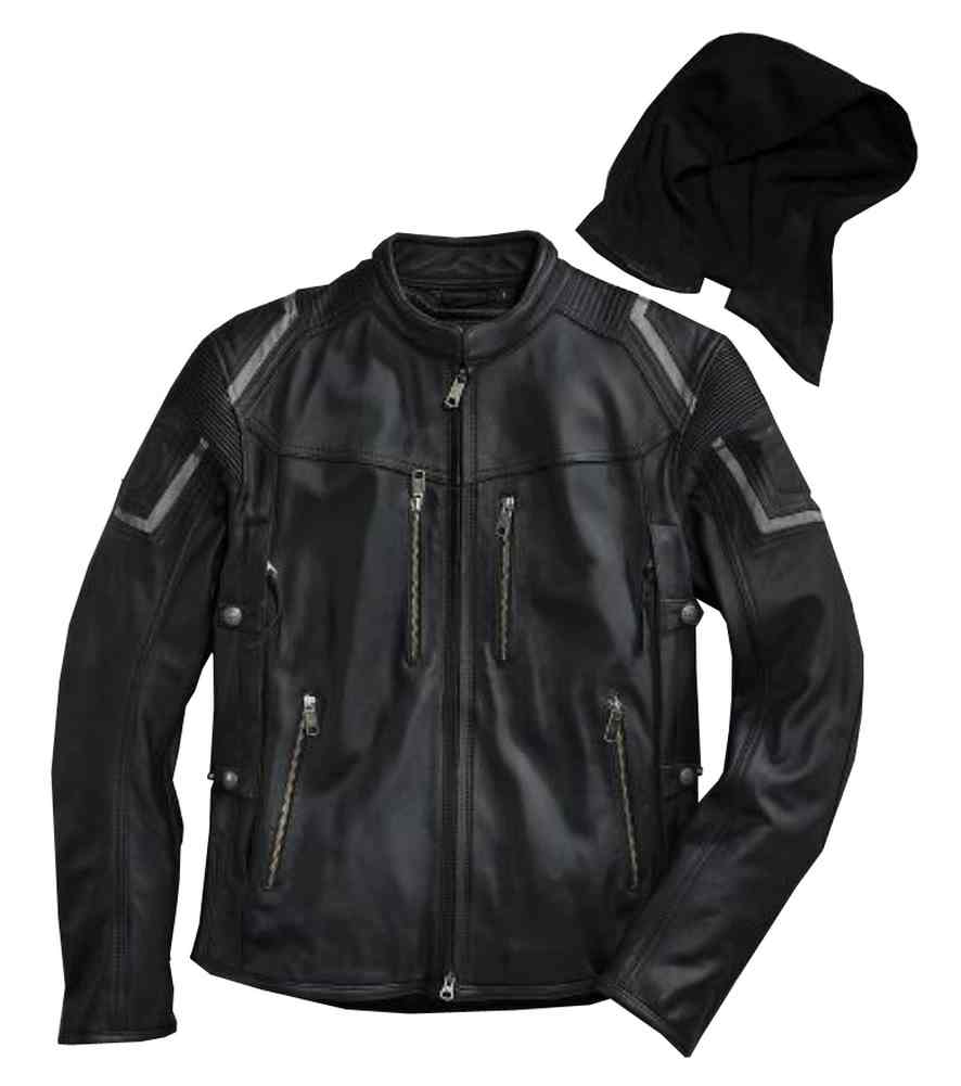 Harley-Davidson Men's Triple Vent System Combustion Leather Jacket 97093-16VM - No Hassle Returns at Wisconsin Harley