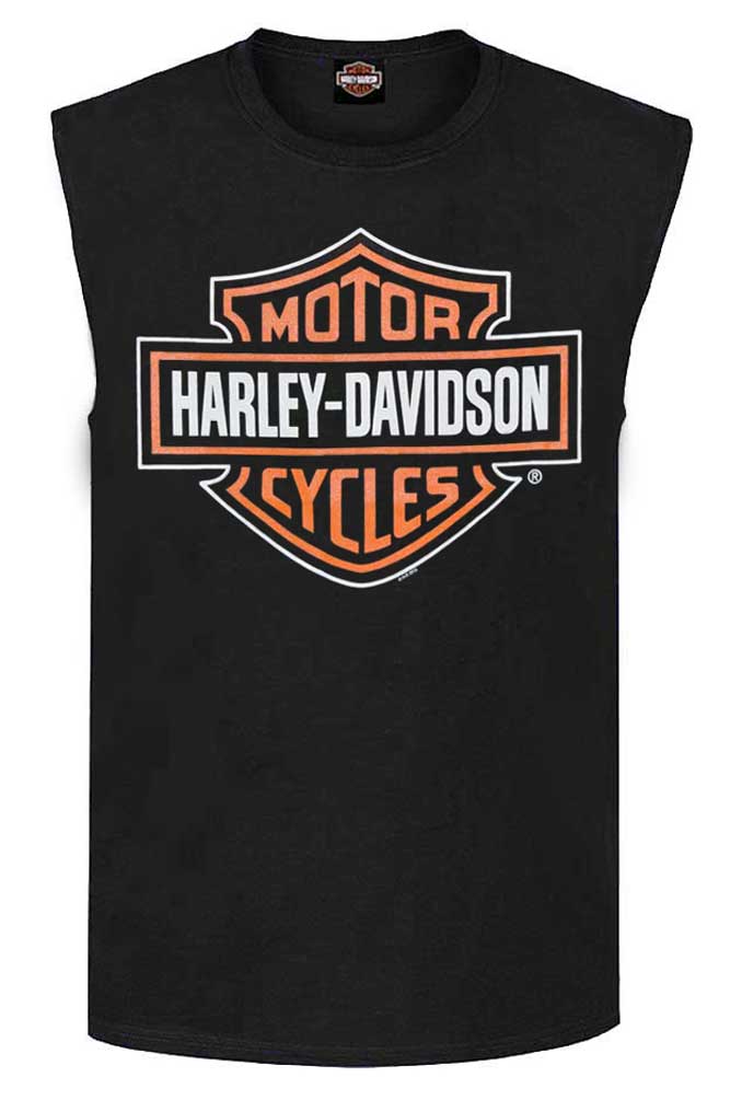 Harley-Davidson Men's Bar & Shield Logo Muscle Shirt Tank Top, Black 30296623 - Wisconsin Harley-Davidson