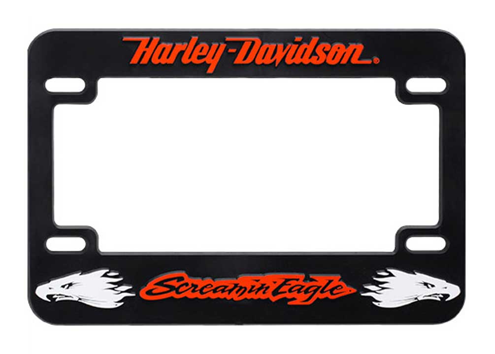 harley davidson license plate frame for motorcycle