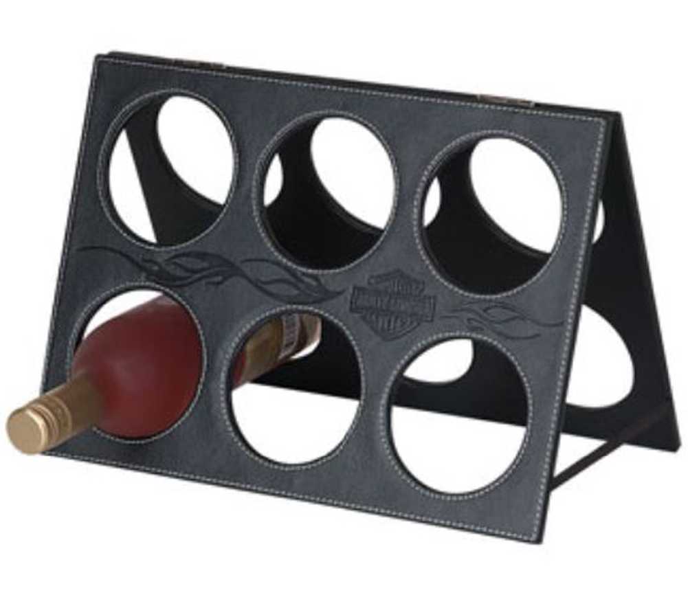 Harley-Davidson Leatherette Wine Rack HDL-18512 - Wisconsin Harley-Davidson