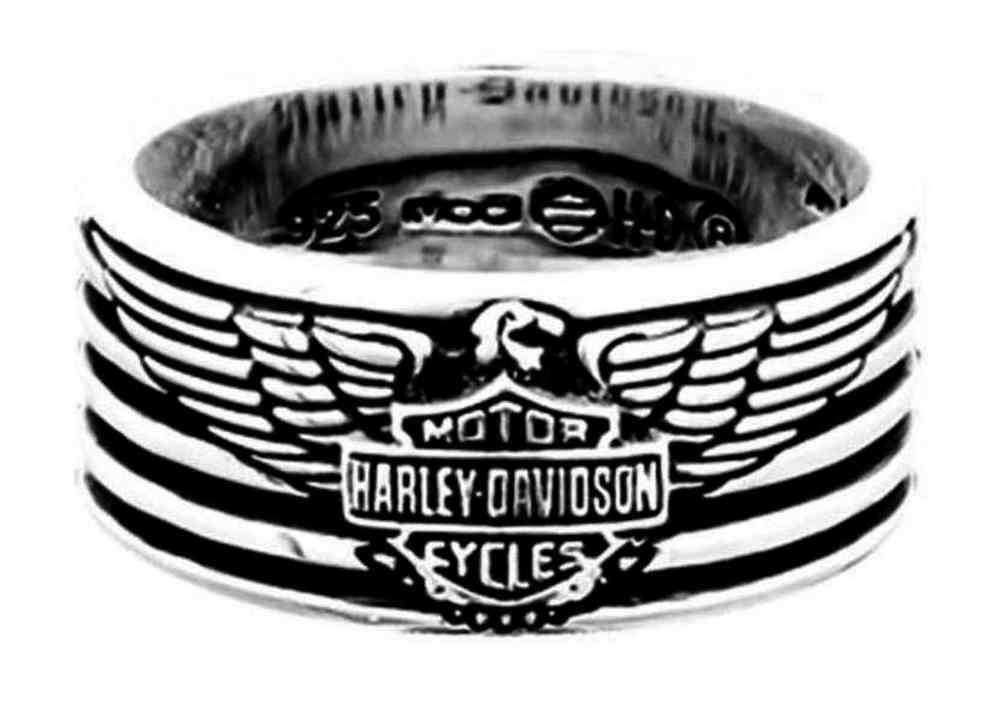 Harley Davidson 左ミラー　スクエア　ゴールドイーグル ランニングライト ディレクショナルインジケーター ミラー